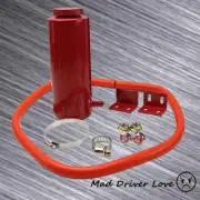 UNIVERSAL RED ALUMINUM RADIATOR OVERFLOW ENGINE RESERVOIR COOLANT TANK FOR MAZDA (for: Mazda)