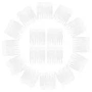 50 Pcs Hair Combs Wig Accessories Net Hat Clip Women's Accessory Fittings