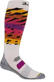 [Burton] Men's Performance Midweight Socks, Stout White Safari, Large