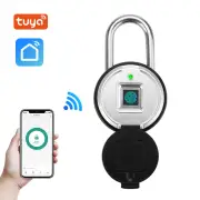 BOZZYS PL-P3Z-TY Tuya Smart Fingerprint Padlock Electronic Door Lock bluetooth-compatible APP Unlock Waterproof Home Sec