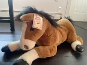 AURORA Super Flopsies Cody 30” Large Plush Horse Stuffed Pony A&A inc Brown