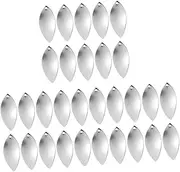 [CIMAXIC] 30 Pcs Jewelry Accessories Hang Tag Charm Stoppers for Bracelets Dangle Charms for Bracelets DIY Jewelry Accessories Earring Charms Teardrop Earrings Leaf Charm Bracelet Accessory