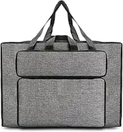 Portfolio Folder 8K 14x20 Inch Waterproof Art Bag with Handles Large Capacity Portfolio Bag Organizer for Artworks, Sketch, Board, Artist Supplies StorageArt Portfolio Case, Portfolio Folder