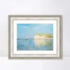 Framed Canvas Giclee Print Low Tide at Pourville, 1882 by Claude Monet 20"x24"