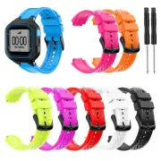 Silicone Watch Strap with Tools Wristband For Garmin Forerunner 25 Watch Female