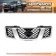 Superspares Front Grille for Nissan Navara D40 12 / 2005 - 04 / 2010