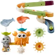 OR or TU Bath Toys Bathtub Toy Slide Water Toys Crabs Octopus Bath Toy Suctio...