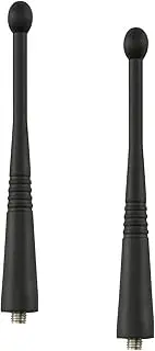 [KEYBLU] AT001 UHF 806-941 MHz RA-M007 Uhf Radio Stubby Antenna for Motorola GTX XTS 2500 3000 3500 5000 HT1000 HT2000 etc Two Way Radio Walkie Talkie Antenna(2X)