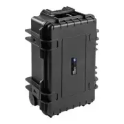 B&W Jumbo 6600 Waterproof Tool Case with Pocket Tool Boards, 26.4L, Black