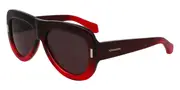 Salvatore Ferragamo SF2029SE 615 Men's Sunglasses Red Size 57