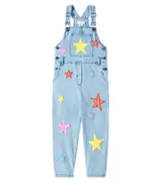 [Stella McCartney Kids] Stella McCartney Kids Floral overalls Y 6 blue