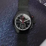 【CITIZEN 星辰】光動能計時手錶-黑/43.5MM 送行動電源 開學(CA7015-82E)