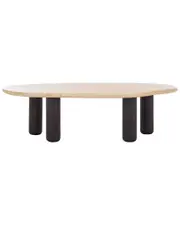 Safavieh Couture Celestyn Travertine Top Coffee Table
