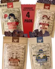 Beef Jerky | All-Natural Jerky - Locally Sourced & Dried Beef Jerky - Low-Sug...