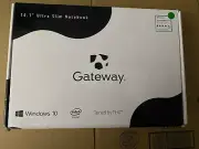 Gateway GWTN141-1PR 14.1″ FHD Slim Notebook, Intel Celeron N3350, 4GB RAM, 64GB