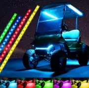 Roykaw Golf Cart Underglow LED Light Strip Kit Underbody Neon Lighting Standard