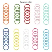 60x Books Rings Loose Leaf Connectors Binder Rings Keychain Key Rings for Photo
