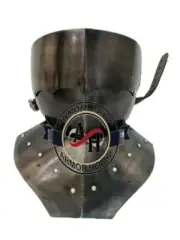 Medieval Antique Bevor Helmet Steel Knight Neck Guard Armour Bevor Halloween