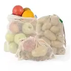 Eco-Friendly Reusable Cotton Produce Bags – Washable and Durable for Grocery Sho