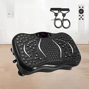 Vibration Machine Exercise Platform,150kg Capacity,99 Speed Levels,Remote Control Full Body Fitness Vibrating Plate,with Resistance Bands for Home Workout,Ideal for All Ages