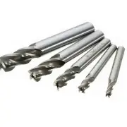 5PCS CNC End Mill Cutter Milling Machine HSS Straight Shank Drill Bit 4 Flute