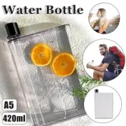 420ml A5 Paper Kettle Flat Pad Water Bottle Portable Book Drinks Cup Memobottle