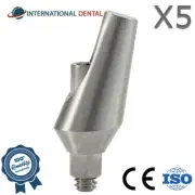 Lot Of 5 Angular 15° For Slim Platform 3.0mm Hex Adapter Head Dental Fixture
