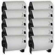 ExtraPrint 10 x Compatible Rolls of Labels to Replace Brother DK-11241 (152mm x 102mm, 2000 Labels) for Brother QL-1050 QL-1050N QL-1060 QL-1060N QL-110 QL-1100 QL-1110NWB
