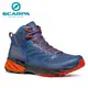 【 SCARPA 】原廠貨 男 RUSH MID GTX 中筒 防水登山鞋/郊山鞋 藍-嘉年華(63130200)