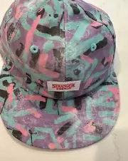 Quiksilver x Stranger Things Lenora Hill Cap Blue Tie Dye Dustin's Hat 80s New