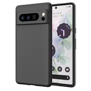ZUSLAB Google Pixel 8 Pro Case Nano Silicone Shockproof Gel Rubber Bumper Protective Cover (2023) - Black
