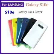 Battery Door Back Glass Cover with Lens For Samsung Galaxy S10E Replacement SAU