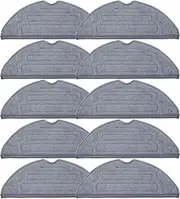 [YBVABE] Mop Pads for Roborock S8 / S8+ Series / S7 MaxV Ultra / S7 MaxV Plus / S7 MaxV /S7 Pro Ultra / S7 / S7+ Robot Vacuum - 10PCS Microfiber Mopping Pads Cloth Replacement Accessory