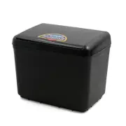 Black Plastic Auto Car Trash Rubbish Can Garbage Dustbin Holder Storage Box