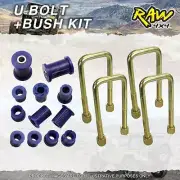 Rear RAW 4X4 Leaf Springs U Bolts + Bush Kit for Isuzu D-Max 2012 - On (for: Isuzu)