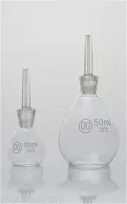 Lab glass Specific Gravity Bottle DETERMINATION Pycnometer 25ml new