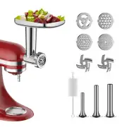 Food Grinder Attachment Kit Meat Grinder Attachment Food Grade Metal Sausageེ