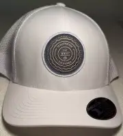 Travis Mathew The Patch Adjustable FlexFit Tech 110 Hat - White *NWT*