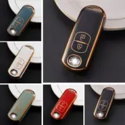 TPU Car Remote Key Fob Case Cover 2 Button For Mazda 2 3 5 6 CX-3 CX-5 CX-7 CX-9