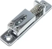 Chrome single string guitar bridge for 3,4,5,6,7 or 8 string guitar, cigar box or banjo