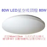 (安光照明) LED 80W 星空 吸頂燈 直徑50CM 白光/自然光/黃光適約6~8坪 客廳 餐廳 臥室書房 保固1年