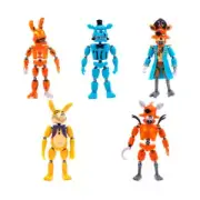 5PCS Five Nights At Freddy's Foxy Freddy Pirate Edition 15cm Action Figures Toy