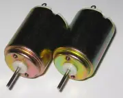 2 X Nissei Denki Mini Motors - 1 to 6 VDC - 12000 RPM High Speed Solar Motors