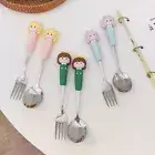 Portable Cutlery Set Cartoon Stainless Steel Spoon Stainless Steel Cutlery