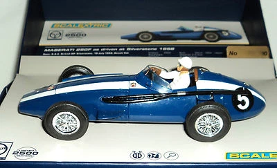 SCALEXTRIC C3481A MASERATI 250F SILVERSTONE 1958 LIMITED EDITION 1/32 SLOT CAR