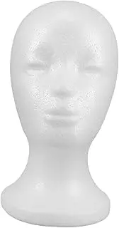 VALICLUD Mannequin Head Stand for Hats and Wigs Portable Display Holder with Realistic Design for Photo Studios and Retail Lightweight Flexible Use for Accessories