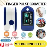 Finger Pulse Oximeter Blood Oxygen Saturation Heart Rate Monitor Aus