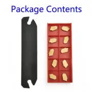 SPB26-3 Parting Grooving Cut-Off Tool Holder + 10x GTN-3 SP300 Inserts Kit 2.4mm