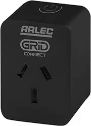 Arlec Grid Connect Smart Power Adapter with Energy Meter – Wi-Fi Enabled, Google Assistant & Alexa Compatible, Energy Monitoring, Timer & Schedule Functions