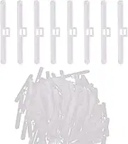 BEANPRECOY Vertical Blind Clips Top Hangers 20 Pack Vertical Blind Clips Top Hangers to Fit Slats Double Slot Type Part Tabs Vertical Window Blinds Vertical Slats Vertical Blind Hangers /89mm/127mm